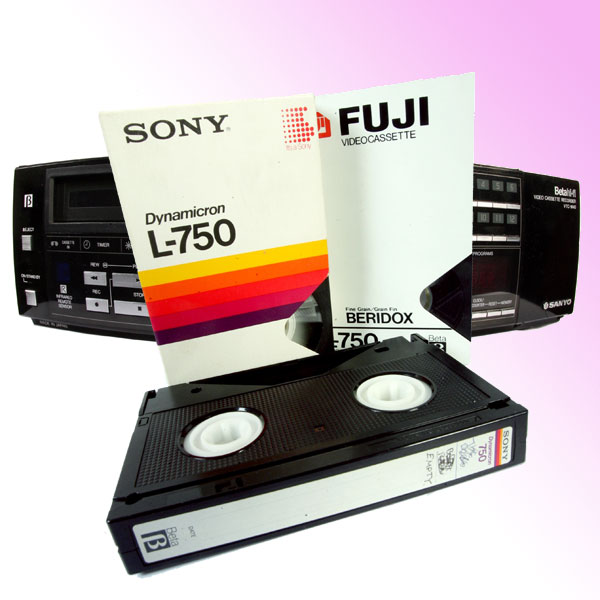 Betamax Video Tapes